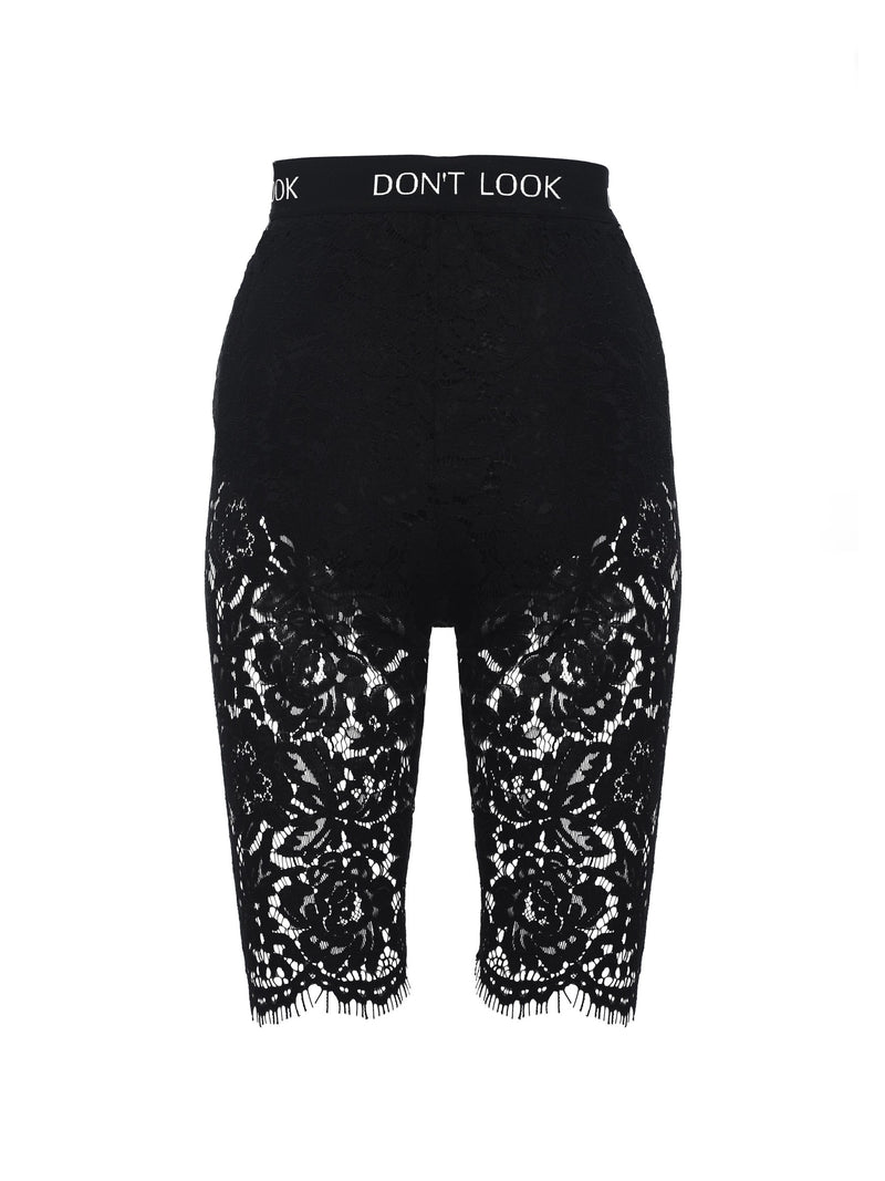 Erato lace cycling shorts