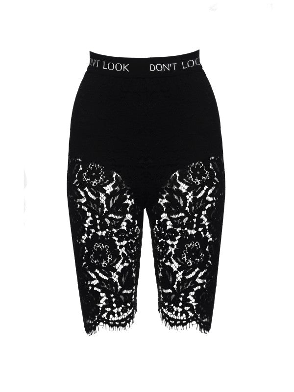 Erato lace cycling shorts