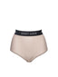 Sketch On Body mesh panties with logo band