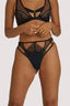 REGALIA ELVA BLACK HIGH WAIST THONG