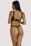 REGALIA ELVA BLACK HIGH WAIST THONG