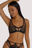 REGALIA ELVA BLACK SOFT CUP BRA