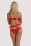 WOLF & WHISTLE CHANTAL RED BRAZILIAN BRIEF